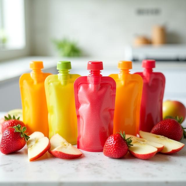 Organic fruit pouches