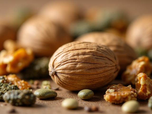 Selection of organic keto nuts and seeds